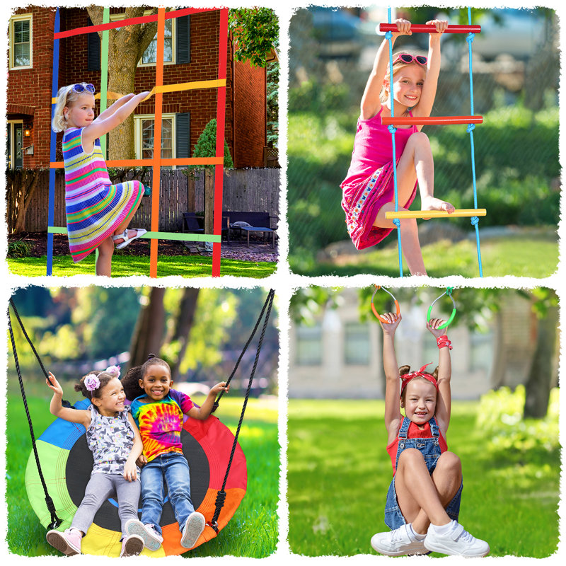 Klo Kick 50FT Ninja Warrior Obstacle Course & Reviews | Wayfair